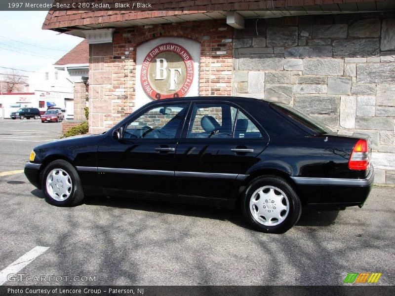 Black / Black 1997 Mercedes-Benz C 280 Sedan