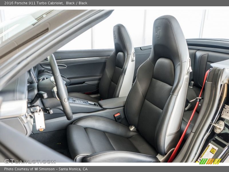 Front Seat of 2016 911 Turbo Cabriolet