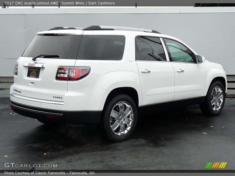 Summit White / Dark Cashmere 2017 GMC Acadia Limited AWD