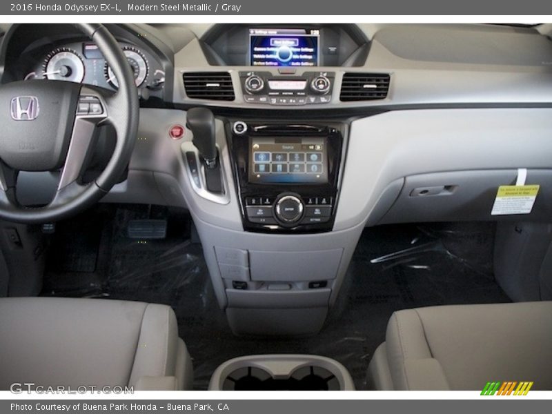 Modern Steel Metallic / Gray 2016 Honda Odyssey EX-L