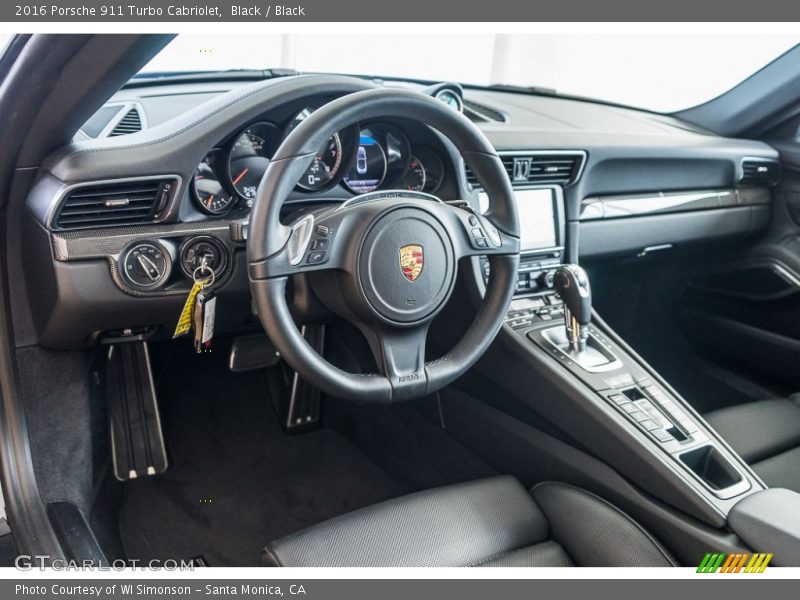 Black Interior - 2016 911 Turbo Cabriolet 