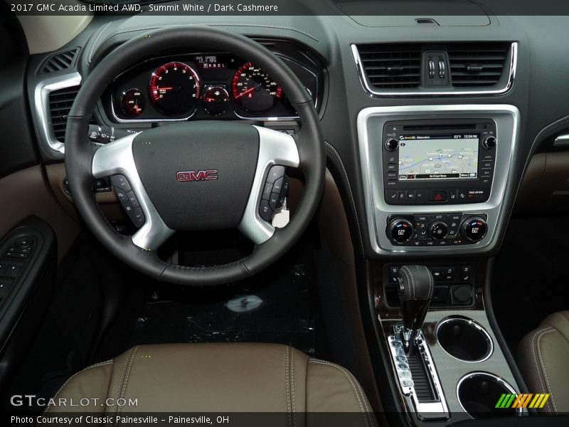 Summit White / Dark Cashmere 2017 GMC Acadia Limited AWD