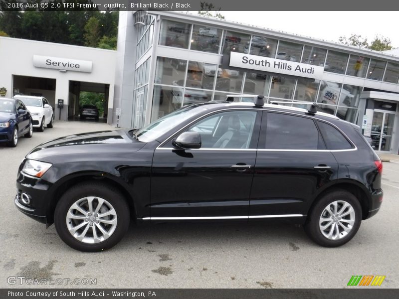 Brilliant Black / Black 2016 Audi Q5 2.0 TFSI Premium quattro
