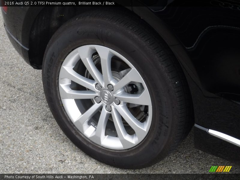 Brilliant Black / Black 2016 Audi Q5 2.0 TFSI Premium quattro