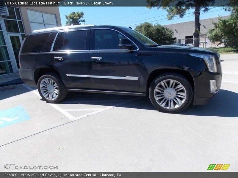 Black Raven / Tuscan Brown 2016 Cadillac Escalade Platinum