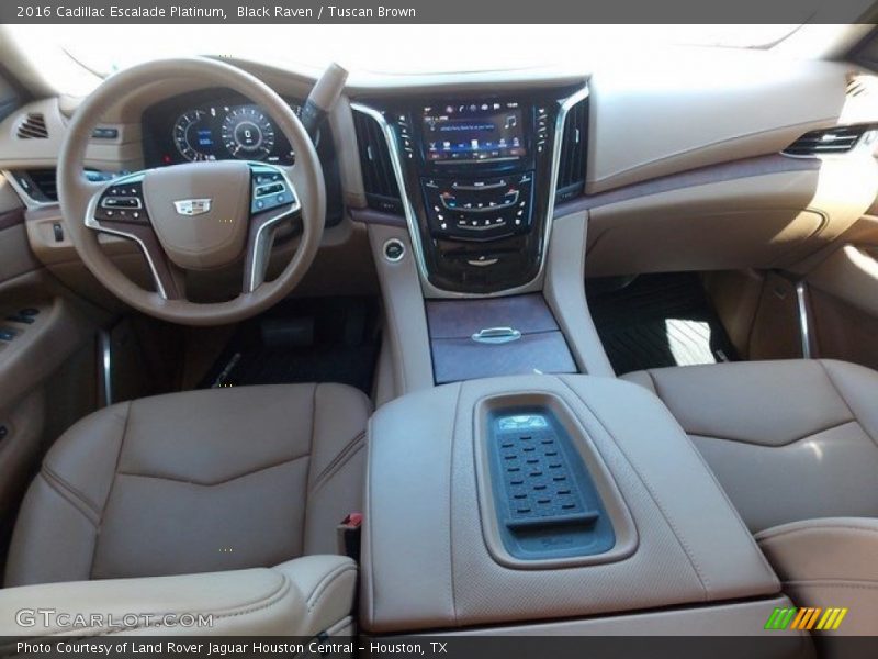 Black Raven / Tuscan Brown 2016 Cadillac Escalade Platinum