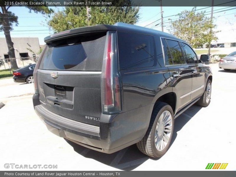 Black Raven / Tuscan Brown 2016 Cadillac Escalade Platinum