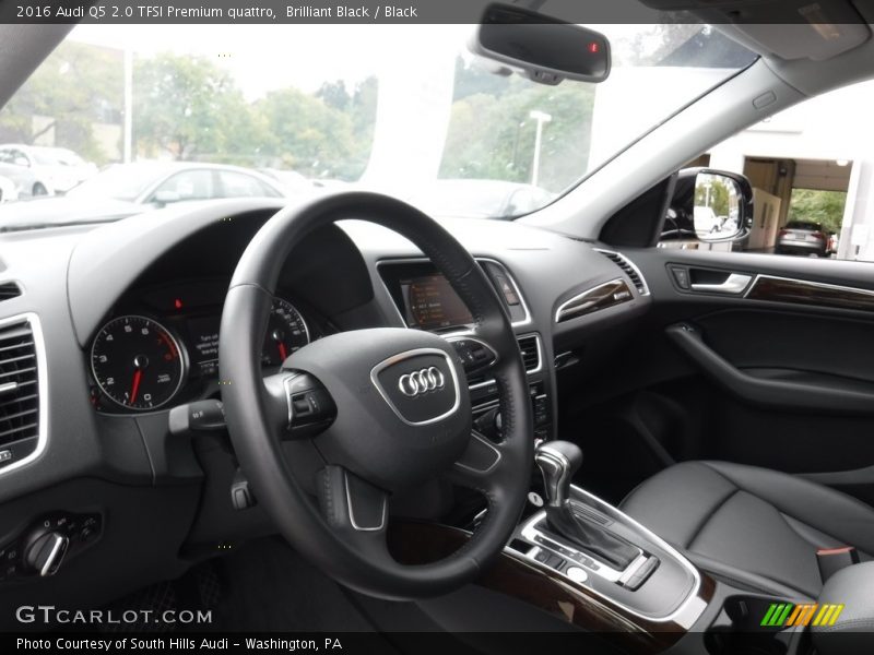 Brilliant Black / Black 2016 Audi Q5 2.0 TFSI Premium quattro