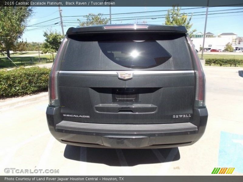 Black Raven / Tuscan Brown 2016 Cadillac Escalade Platinum