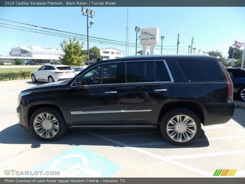 Black Raven / Tuscan Brown 2016 Cadillac Escalade Platinum