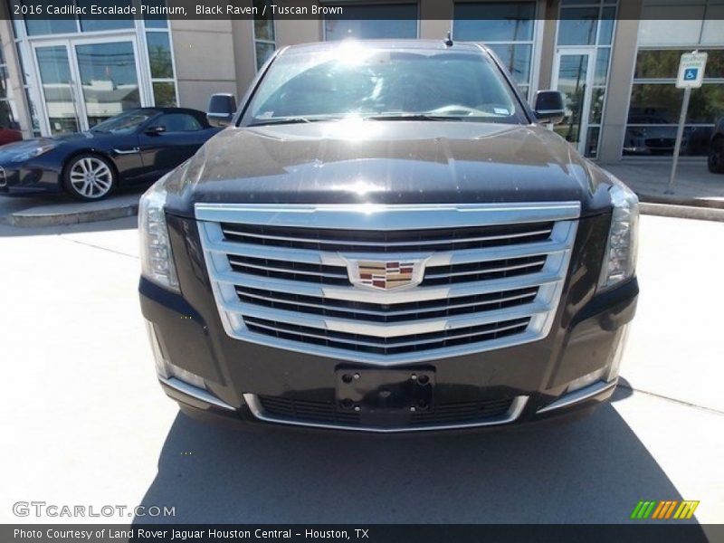 Black Raven / Tuscan Brown 2016 Cadillac Escalade Platinum