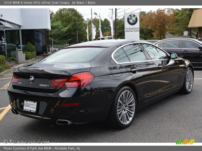 Jet Black / Black 2016 BMW 6 Series 650i xDrive Gran Coupe