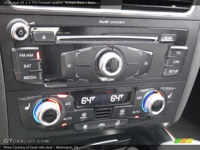Brilliant Black / Black 2016 Audi Q5 2.0 TFSI Premium quattro