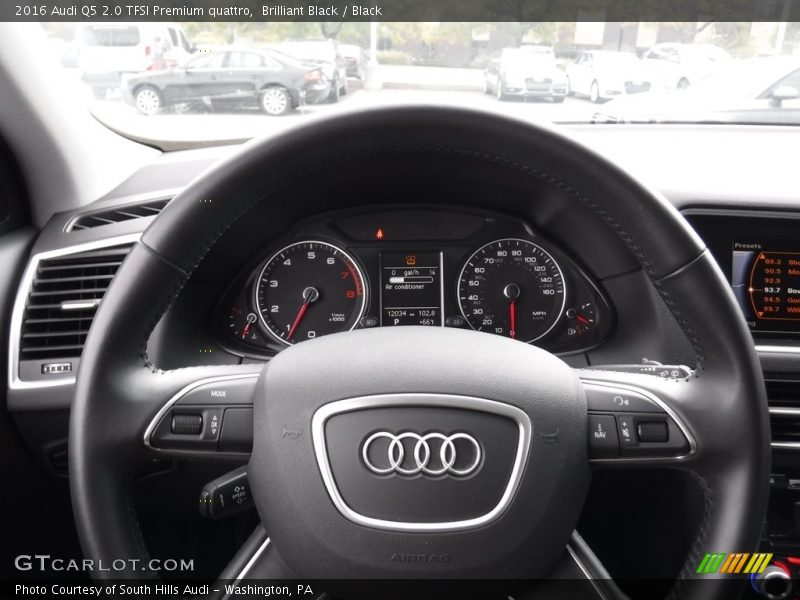 Brilliant Black / Black 2016 Audi Q5 2.0 TFSI Premium quattro