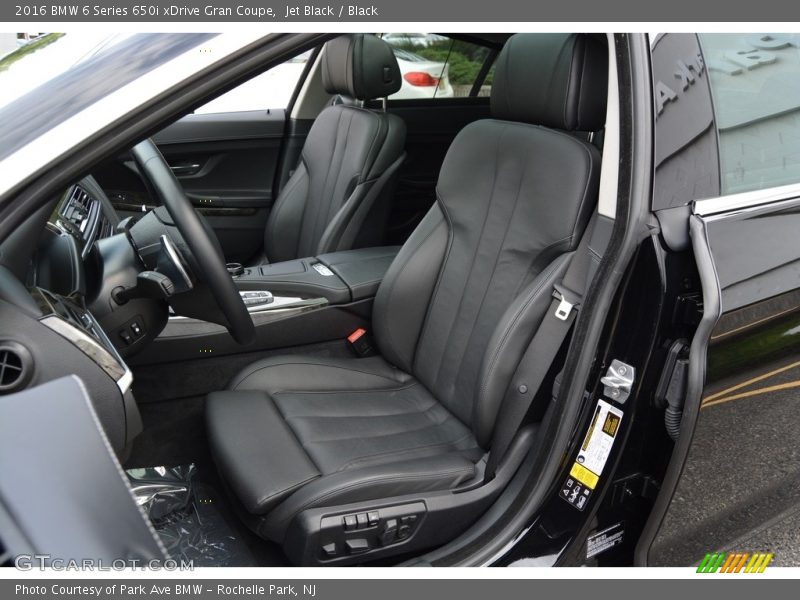 Front Seat of 2016 6 Series 650i xDrive Gran Coupe