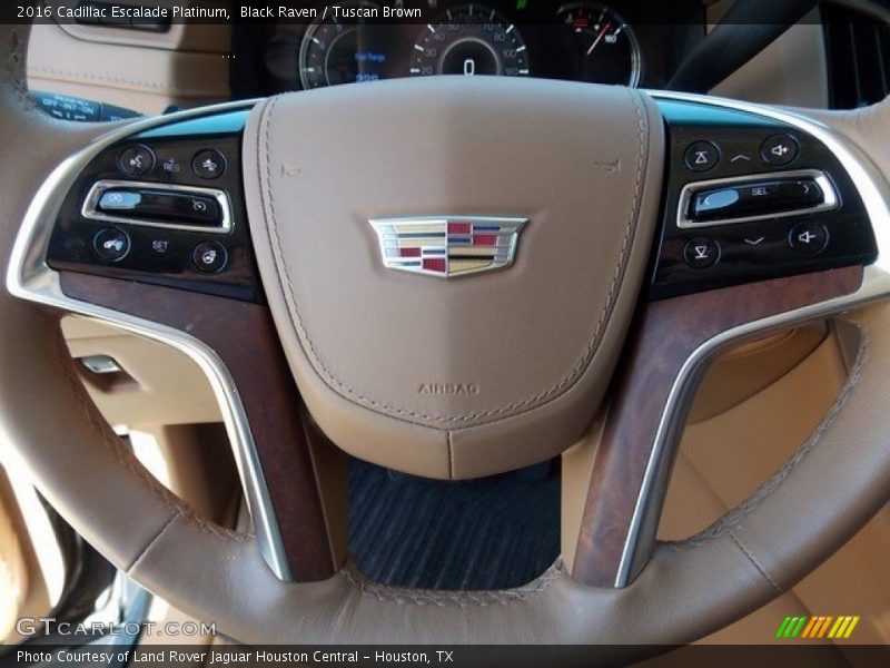 Black Raven / Tuscan Brown 2016 Cadillac Escalade Platinum