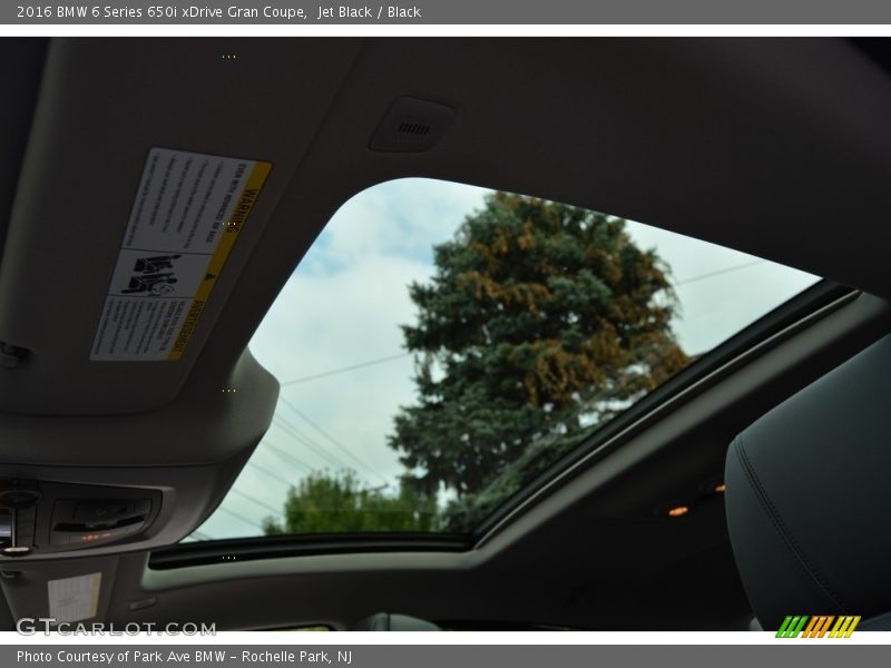 Jet Black / Black 2016 BMW 6 Series 650i xDrive Gran Coupe