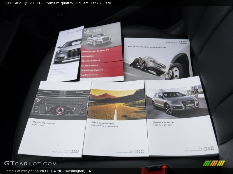 Brilliant Black / Black 2016 Audi Q5 2.0 TFSI Premium quattro