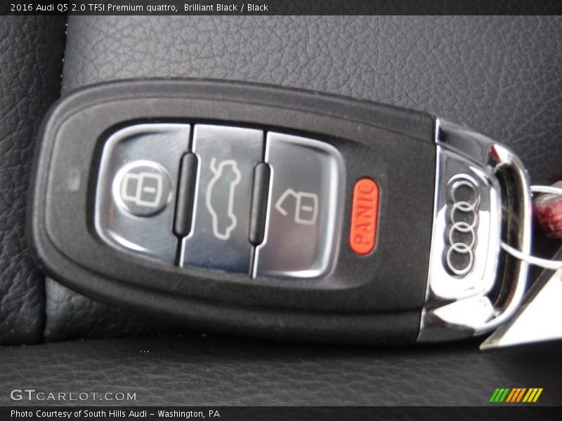 Brilliant Black / Black 2016 Audi Q5 2.0 TFSI Premium quattro