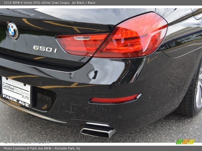 Jet Black / Black 2016 BMW 6 Series 650i xDrive Gran Coupe