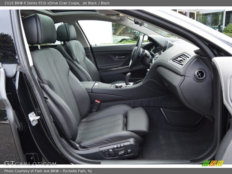 Jet Black / Black 2016 BMW 6 Series 650i xDrive Gran Coupe