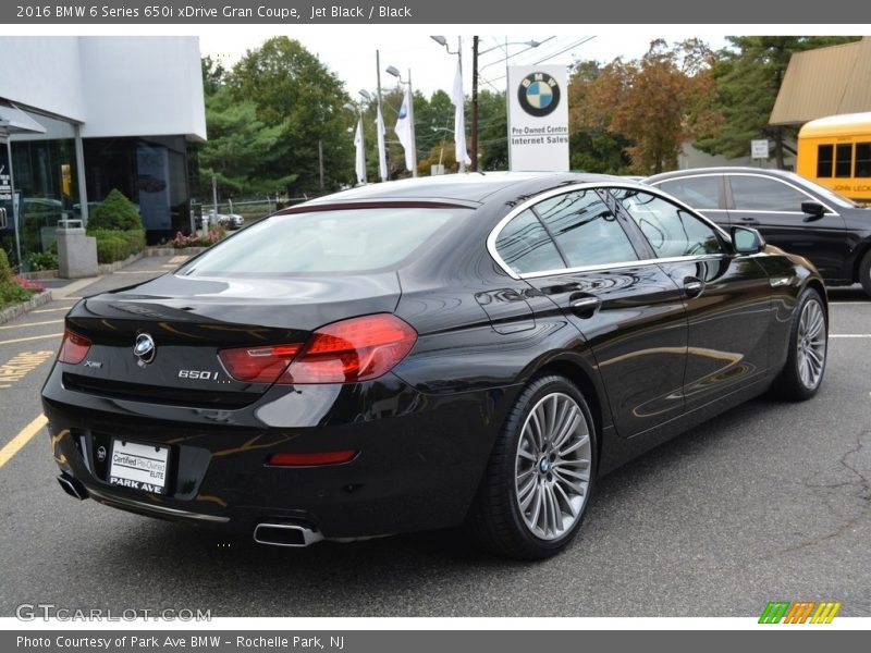 Jet Black / Black 2016 BMW 6 Series 650i xDrive Gran Coupe