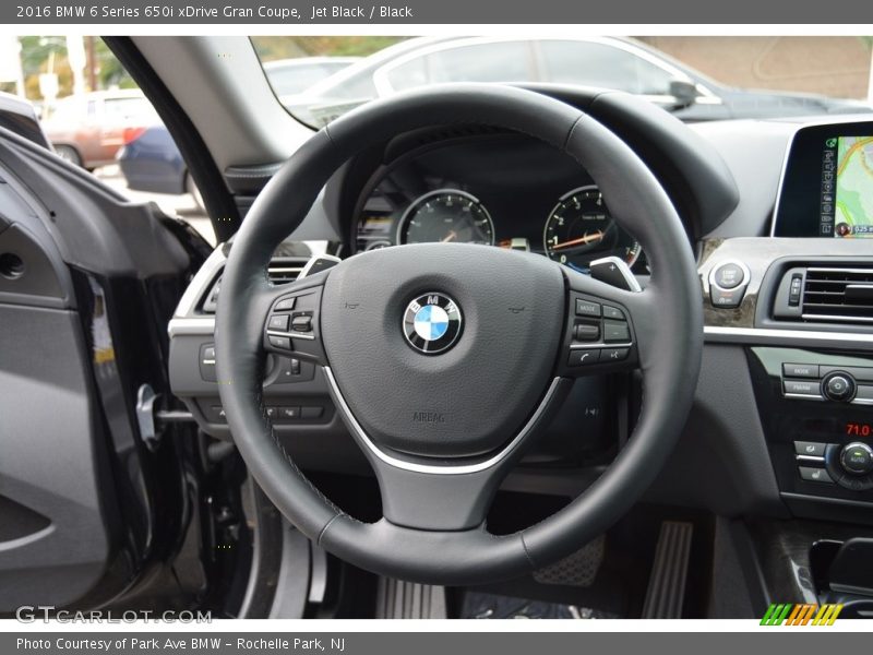 Jet Black / Black 2016 BMW 6 Series 650i xDrive Gran Coupe