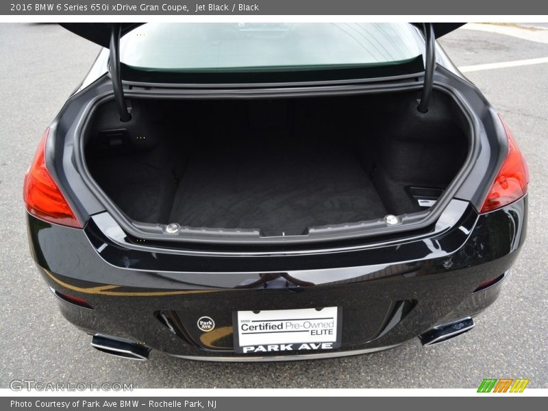 Jet Black / Black 2016 BMW 6 Series 650i xDrive Gran Coupe