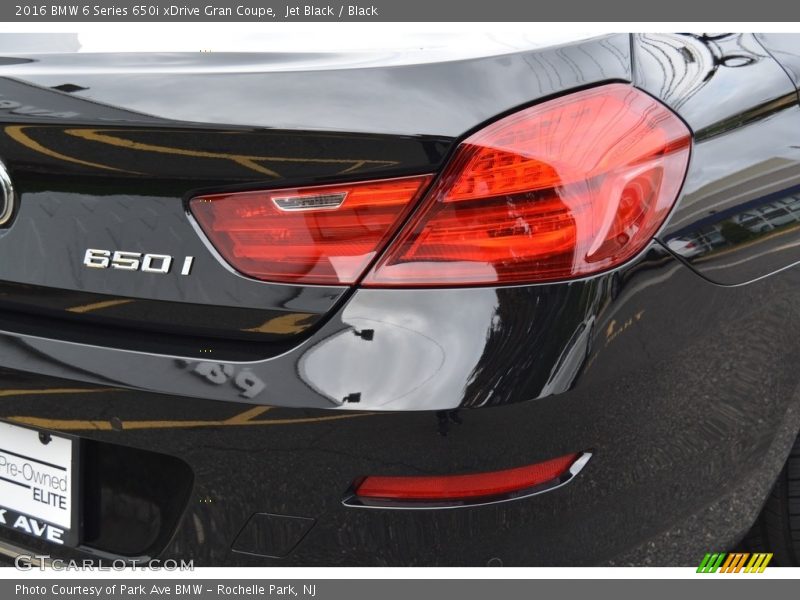 Jet Black / Black 2016 BMW 6 Series 650i xDrive Gran Coupe