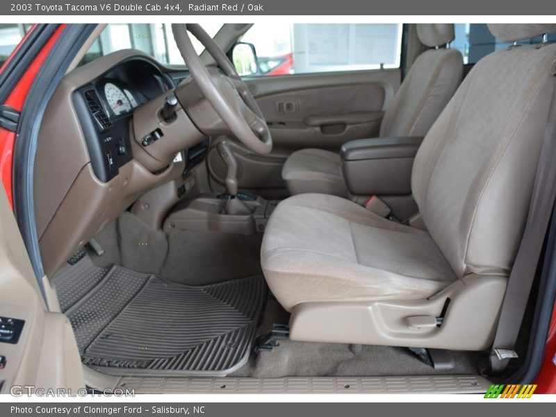 Radiant Red / Oak 2003 Toyota Tacoma V6 Double Cab 4x4
