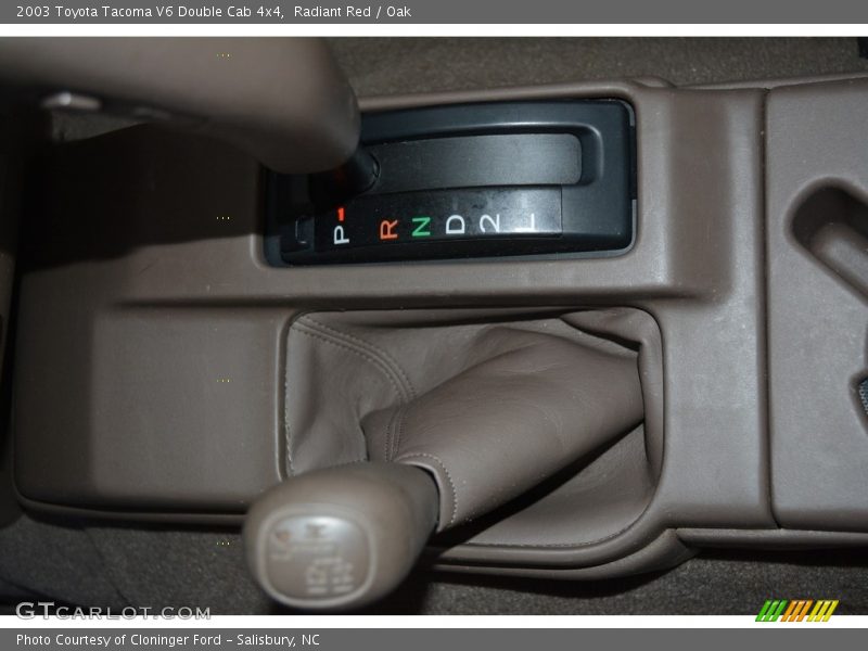 Radiant Red / Oak 2003 Toyota Tacoma V6 Double Cab 4x4