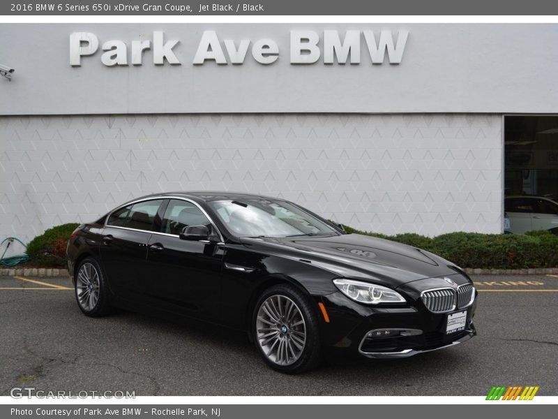 Jet Black / Black 2016 BMW 6 Series 650i xDrive Gran Coupe
