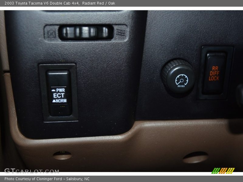 Radiant Red / Oak 2003 Toyota Tacoma V6 Double Cab 4x4