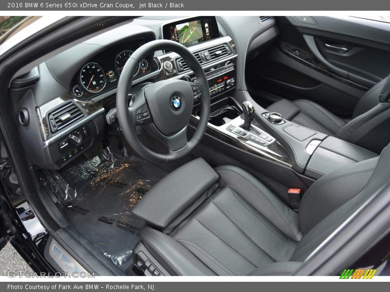 Jet Black / Black 2016 BMW 6 Series 650i xDrive Gran Coupe