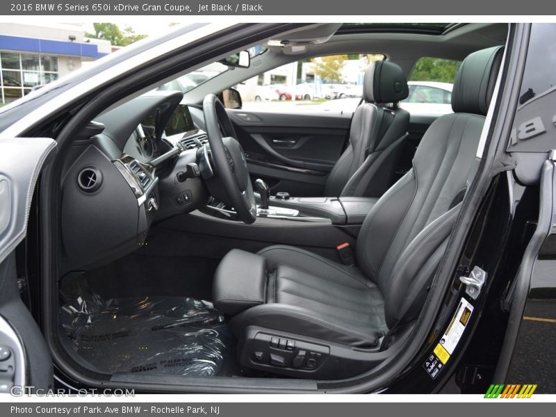 Jet Black / Black 2016 BMW 6 Series 650i xDrive Gran Coupe