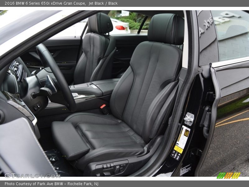 Jet Black / Black 2016 BMW 6 Series 650i xDrive Gran Coupe