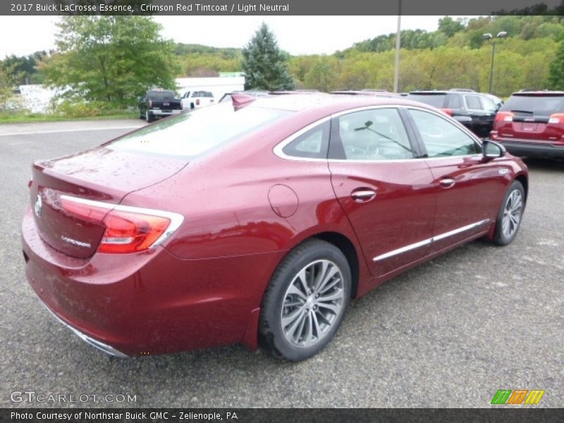 Crimson Red Tintcoat / Light Neutral 2017 Buick LaCrosse Essence