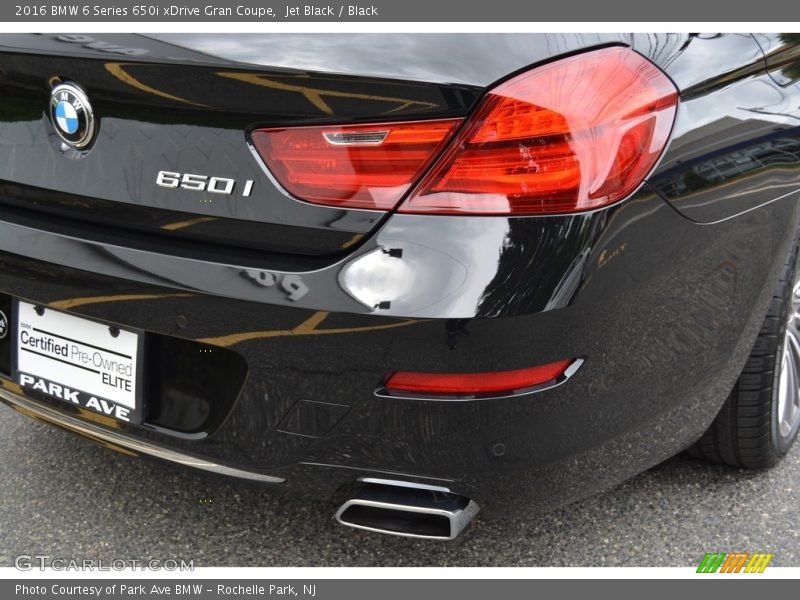 Jet Black / Black 2016 BMW 6 Series 650i xDrive Gran Coupe