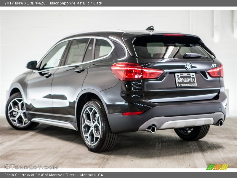 Black Sapphire Metallic / Black 2017 BMW X1 sDrive28i