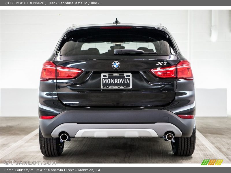 Black Sapphire Metallic / Black 2017 BMW X1 sDrive28i