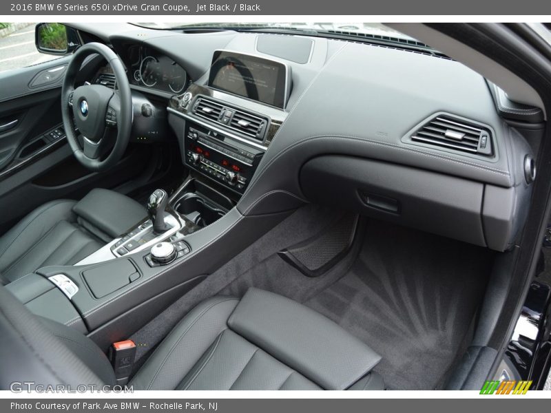Jet Black / Black 2016 BMW 6 Series 650i xDrive Gran Coupe