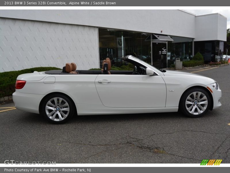 Alpine White / Saddle Brown 2013 BMW 3 Series 328i Convertible