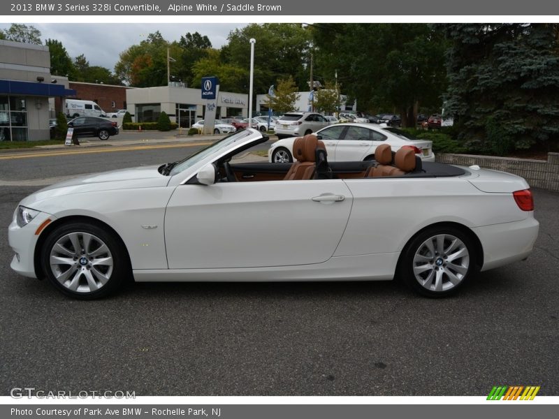 Alpine White / Saddle Brown 2013 BMW 3 Series 328i Convertible