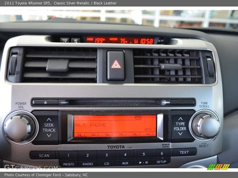 Classic Silver Metallic / Black Leather 2011 Toyota 4Runner SR5
