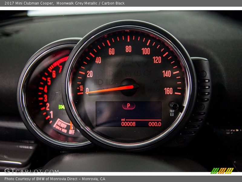Moonwalk Grey Metallic / Carbon Black 2017 Mini Clubman Cooper