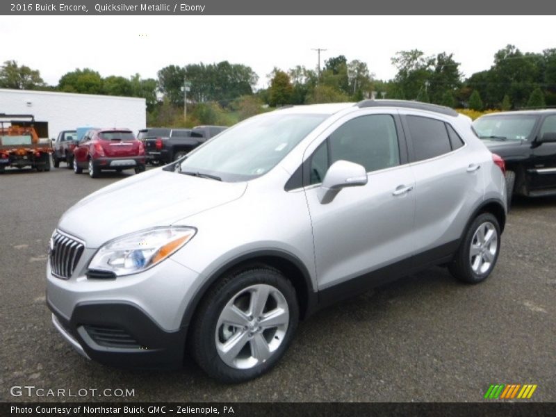 Quicksilver Metallic / Ebony 2016 Buick Encore