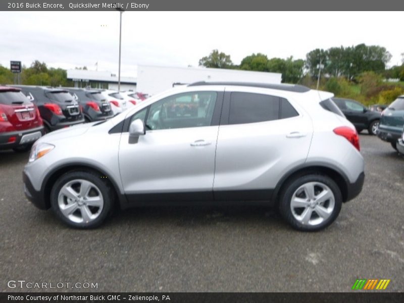 Quicksilver Metallic / Ebony 2016 Buick Encore