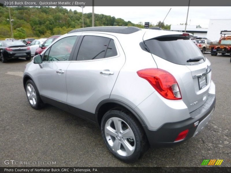 Quicksilver Metallic / Ebony 2016 Buick Encore