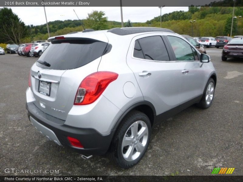 Quicksilver Metallic / Ebony 2016 Buick Encore