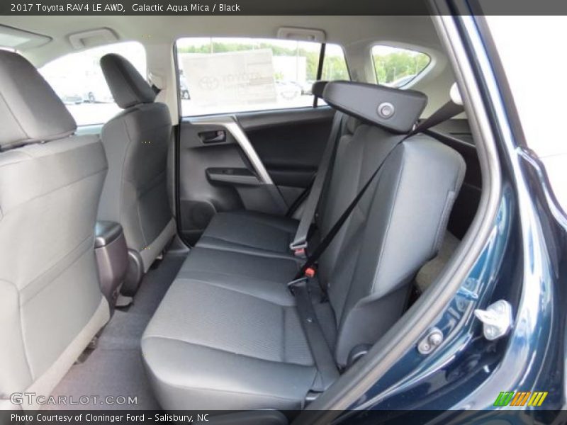 Rear Seat of 2017 RAV4 LE AWD